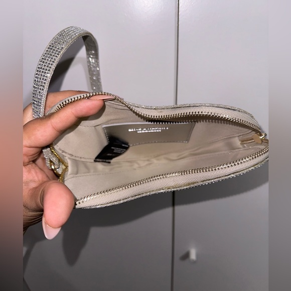 Heart Shaped Rhinestone Handbag - Picture 3 of 5